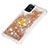 Silicone Candy Rubber TPU Bling-Bling Soft Case Cover with Finger Ring Stand S01 for Samsung Galaxy A51 4G