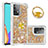 Silicone Candy Rubber TPU Bling-Bling Soft Case Cover with Finger Ring Stand S01 for Samsung Galaxy A52s 5G