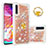 Silicone Candy Rubber TPU Bling-Bling Soft Case Cover with Finger Ring Stand S01 for Samsung Galaxy A70