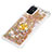 Silicone Candy Rubber TPU Bling-Bling Soft Case Cover with Finger Ring Stand S01 for Samsung Galaxy A71 5G