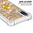 Silicone Candy Rubber TPU Bling-Bling Soft Case Cover with Finger Ring Stand S01 for Samsung Galaxy M02