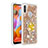 Silicone Candy Rubber TPU Bling-Bling Soft Case Cover with Finger Ring Stand S01 for Samsung Galaxy M11