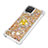 Silicone Candy Rubber TPU Bling-Bling Soft Case Cover with Finger Ring Stand S01 for Samsung Galaxy M12