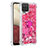 Silicone Candy Rubber TPU Bling-Bling Soft Case Cover with Finger Ring Stand S01 for Samsung Galaxy M12