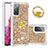 Silicone Candy Rubber TPU Bling-Bling Soft Case Cover with Finger Ring Stand S01 for Samsung Galaxy S20 FE 4G