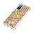 Silicone Candy Rubber TPU Bling-Bling Soft Case Cover with Finger Ring Stand S01 for Samsung Galaxy S20 FE 4G