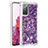 Silicone Candy Rubber TPU Bling-Bling Soft Case Cover with Finger Ring Stand S01 for Samsung Galaxy S20 FE 4G