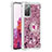 Silicone Candy Rubber TPU Bling-Bling Soft Case Cover with Finger Ring Stand S01 for Samsung Galaxy S20 FE 4G