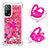 Silicone Candy Rubber TPU Bling-Bling Soft Case Cover with Finger Ring Stand S01 for Xiaomi Mi 10T 5G