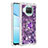 Silicone Candy Rubber TPU Bling-Bling Soft Case Cover with Finger Ring Stand S01 for Xiaomi Mi 10T Lite 5G Purple