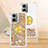 Silicone Candy Rubber TPU Bling-Bling Soft Case Cover with Finger Ring Stand S01 for Xiaomi Redmi 11 Prime 5G