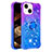 Silicone Candy Rubber TPU Bling-Bling Soft Case Cover with Finger Ring Stand S02 for Apple iPhone 14