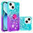 Silicone Candy Rubber TPU Bling-Bling Soft Case Cover with Finger Ring Stand S02 for Apple iPhone 14