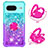 Silicone Candy Rubber TPU Bling-Bling Soft Case Cover with Finger Ring Stand S02 for Google Pixel 8 5G