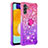 Silicone Candy Rubber TPU Bling-Bling Soft Case Cover with Finger Ring Stand S02 for Samsung Galaxy A04s