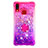 Silicone Candy Rubber TPU Bling-Bling Soft Case Cover with Finger Ring Stand S02 for Samsung Galaxy A10s