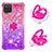 Silicone Candy Rubber TPU Bling-Bling Soft Case Cover with Finger Ring Stand S02 for Samsung Galaxy A12 5G