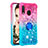 Silicone Candy Rubber TPU Bling-Bling Soft Case Cover with Finger Ring Stand S02 for Samsung Galaxy A20e