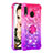 Silicone Candy Rubber TPU Bling-Bling Soft Case Cover with Finger Ring Stand S02 for Samsung Galaxy A20e