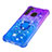 Silicone Candy Rubber TPU Bling-Bling Soft Case Cover with Finger Ring Stand S02 for Samsung Galaxy A21