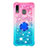 Silicone Candy Rubber TPU Bling-Bling Soft Case Cover with Finger Ring Stand S02 for Samsung Galaxy A30