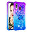 Silicone Candy Rubber TPU Bling-Bling Soft Case Cover with Finger Ring Stand S02 for Samsung Galaxy A40