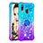 Silicone Candy Rubber TPU Bling-Bling Soft Case Cover with Finger Ring Stand S02 for Samsung Galaxy A40