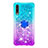 Silicone Candy Rubber TPU Bling-Bling Soft Case Cover with Finger Ring Stand S02 for Samsung Galaxy A50