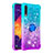 Silicone Candy Rubber TPU Bling-Bling Soft Case Cover with Finger Ring Stand S02 for Samsung Galaxy A50S