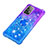 Silicone Candy Rubber TPU Bling-Bling Soft Case Cover with Finger Ring Stand S02 for Samsung Galaxy A52 4G