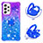 Silicone Candy Rubber TPU Bling-Bling Soft Case Cover with Finger Ring Stand S02 for Samsung Galaxy A53 5G