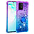 Silicone Candy Rubber TPU Bling-Bling Soft Case Cover with Finger Ring Stand S02 for Samsung Galaxy A91