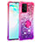 Silicone Candy Rubber TPU Bling-Bling Soft Case Cover with Finger Ring Stand S02 for Samsung Galaxy A91