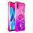 Silicone Candy Rubber TPU Bling-Bling Soft Case Cover with Finger Ring Stand S02 for Samsung Galaxy M10