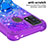 Silicone Candy Rubber TPU Bling-Bling Soft Case Cover with Finger Ring Stand S02 for Samsung Galaxy M31