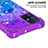 Silicone Candy Rubber TPU Bling-Bling Soft Case Cover with Finger Ring Stand S02 for Samsung Galaxy M51