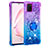 Silicone Candy Rubber TPU Bling-Bling Soft Case Cover with Finger Ring Stand S02 for Samsung Galaxy Note 10 Lite