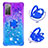 Silicone Candy Rubber TPU Bling-Bling Soft Case Cover with Finger Ring Stand S02 for Samsung Galaxy S20 FE 4G