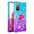 Silicone Candy Rubber TPU Bling-Bling Soft Case Cover with Finger Ring Stand S02 for Samsung Galaxy S20 FE 5G