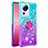 Silicone Candy Rubber TPU Bling-Bling Soft Case Cover with Finger Ring Stand S02 for Xiaomi Civi 2 5G Sky Blue