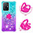 Silicone Candy Rubber TPU Bling-Bling Soft Case Cover with Finger Ring Stand S02 for Xiaomi Mi 11T 5G