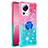 Silicone Candy Rubber TPU Bling-Bling Soft Case Cover with Finger Ring Stand S02 for Xiaomi Mi 12 Lite NE 5G