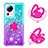 Silicone Candy Rubber TPU Bling-Bling Soft Case Cover with Finger Ring Stand S02 for Xiaomi Mi 13 Lite 5G