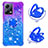 Silicone Candy Rubber TPU Bling-Bling Soft Case Cover with Finger Ring Stand S02 for Xiaomi Poco X5 5G