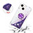 Silicone Candy Rubber TPU Bling-Bling Soft Case Cover with Finger Ring Stand S03 for Apple iPhone 14