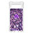 Silicone Candy Rubber TPU Bling-Bling Soft Case Cover with Finger Ring Stand S03 for Google Pixel 7a 5G Purple