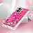 Silicone Candy Rubber TPU Bling-Bling Soft Case Cover with Finger Ring Stand S03 for Xiaomi Redmi 10 5G