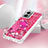 Silicone Candy Rubber TPU Bling-Bling Soft Case Cover with Finger Ring Stand S03 for Xiaomi Redmi 11 Prime 5G