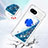 Silicone Candy Rubber TPU Bling-Bling Soft Case Cover with Finger Ring Stand YB1 for Google Pixel 8a 5G