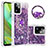 Silicone Candy Rubber TPU Bling-Bling Soft Case Cover with Finger Ring Stand YB1 for Motorola Moto G Power 5G (2023)